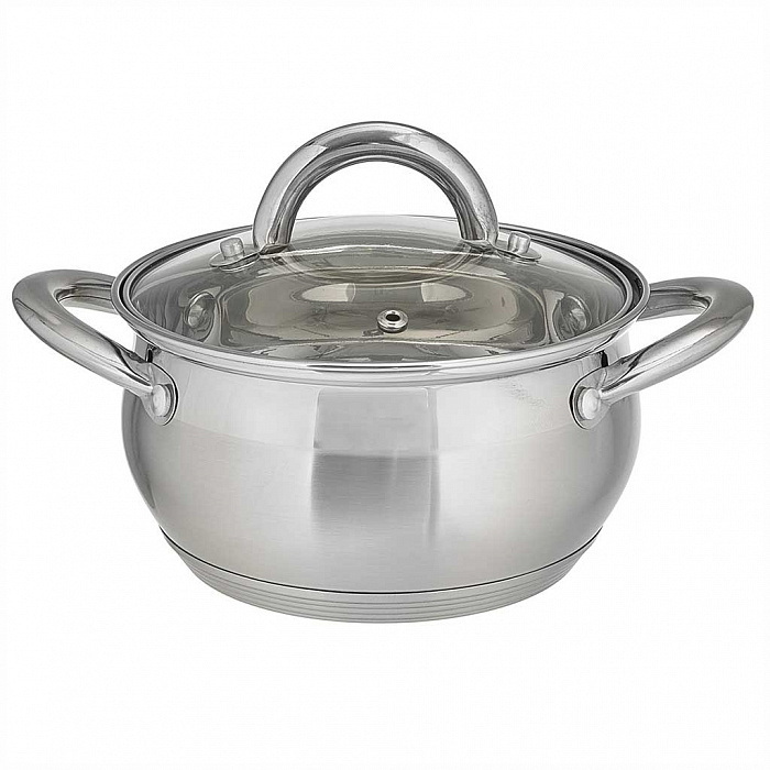 Кастрюля Webber BE-351/2 1,9л. стекл.крышк.