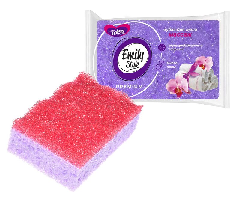 Губка банная Fresh idea МАССАЖ 6293 (140*90*50) Арвитекс
