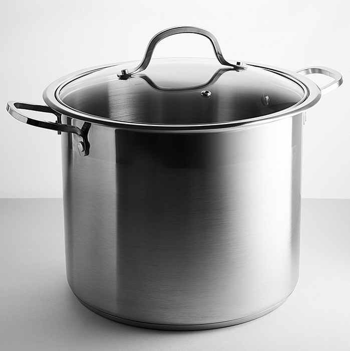 Кастрюля Webber BE-128-12L 12.0л. стекл.крышк.