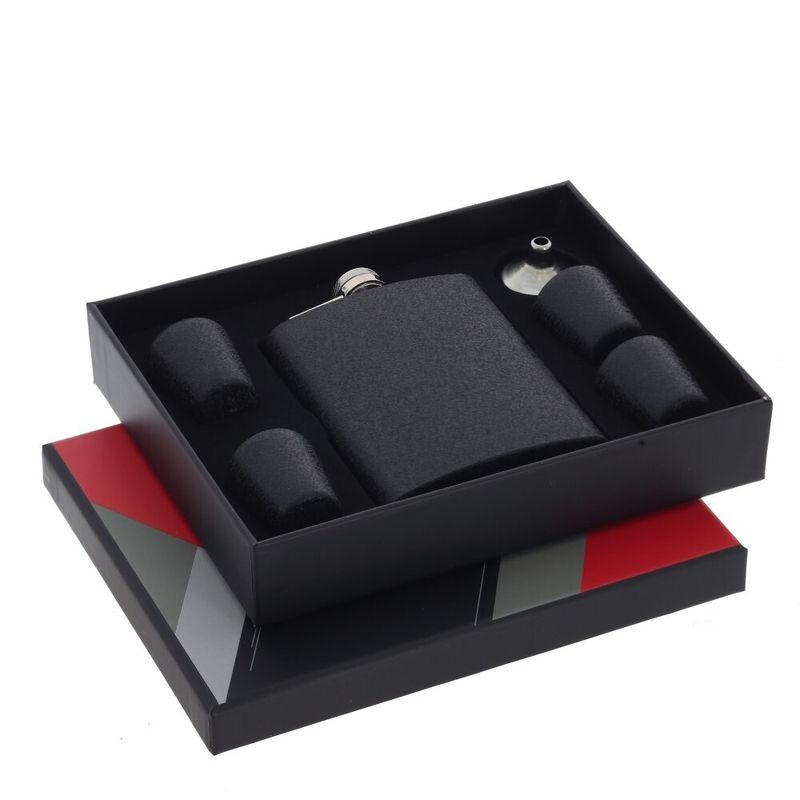 Подарочный набор 800052 (6пр: фляжка 250мл, 4 стопки ,воронка) (Р)