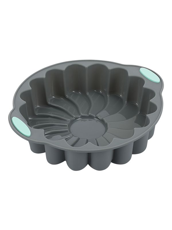 Форма д/выпечки силикон. 79-016 "Хризантема" (21*17*4,5см.) SILICONE