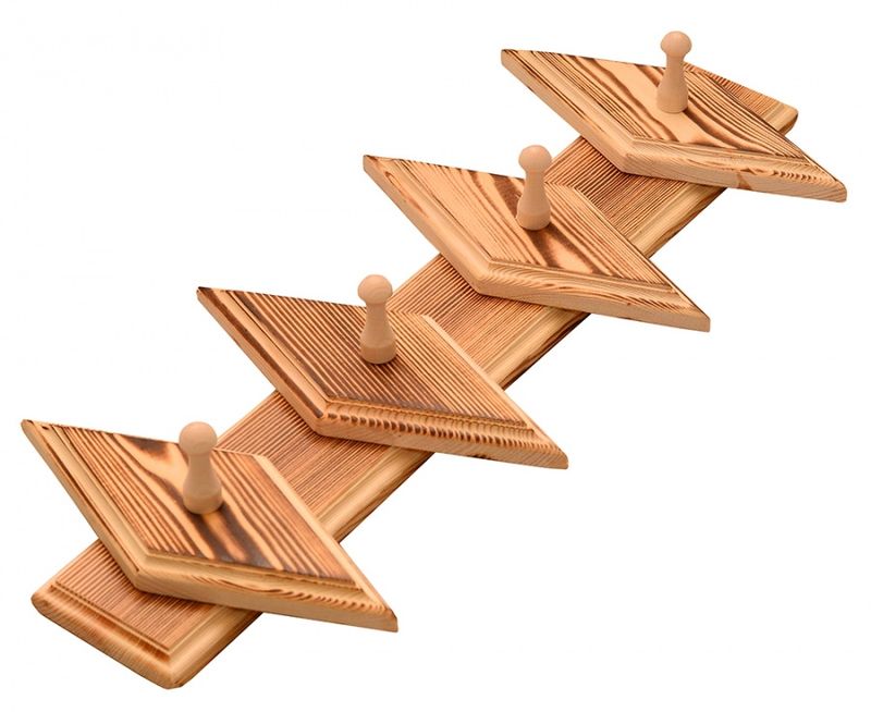 Вешалка Большой ромб 72215 4 крючка