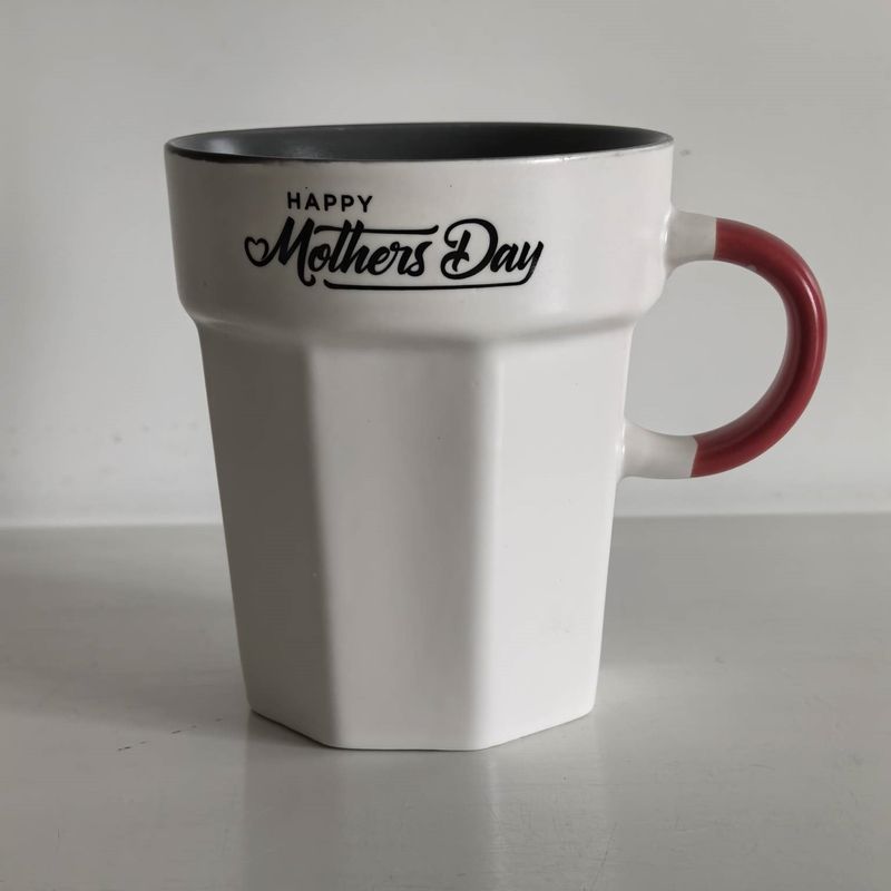 Кружка Цилиндр "Мамино сердечко" (R24145/5363) 001524 380мл. (48шт/кор.) КС