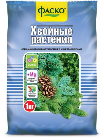 Удобрение ФАСКО (Хвойные растения) гранулы 1,0кг. Ф