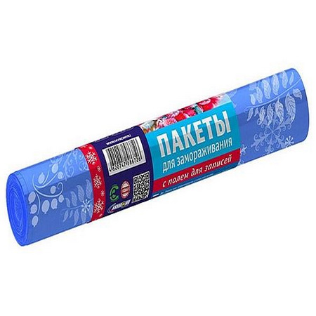 Пакеты д/заморозки 24*35см Авикомп & Аккуратъ PR 86726 25шт./рул. 33617 (с полем д/записи)
