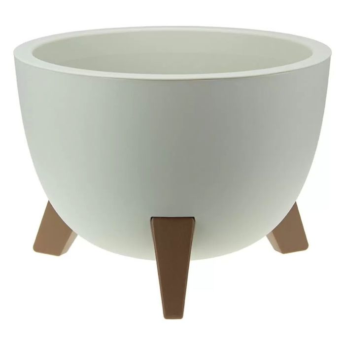 Кашпо ФЛОРИАН 12,0л. d35см. КН3187БР (белый ротанг)