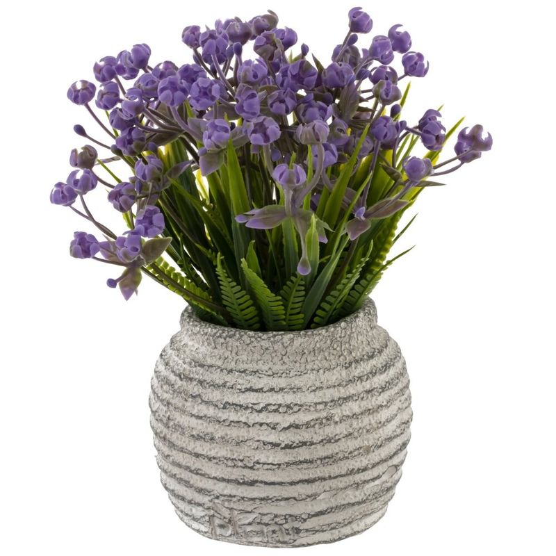 Цветок искусственный 817653 в горшке H=17см (Р)