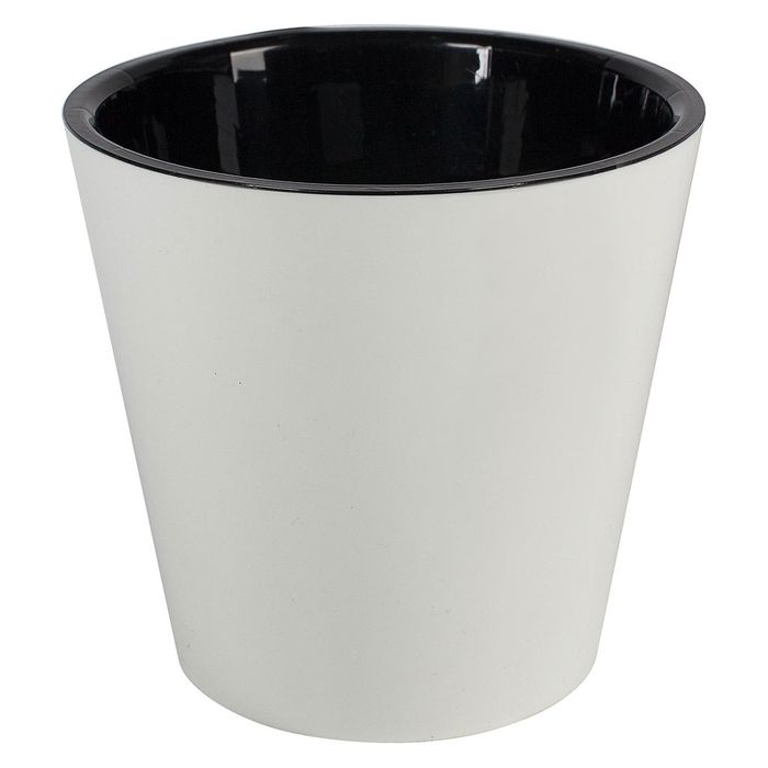 Горшок д/цв. "InGreen London" 3,3л. d190 ПЦ7702Б (белый) с дренажной вставкой
