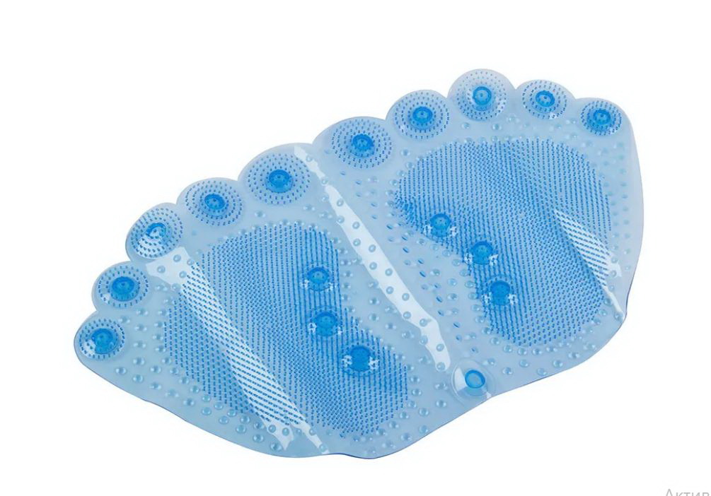 Коврик д/ванны на присосках 008622 "Следы" 58*33см. СКР.