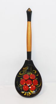 Ложка дерев. столовая 19см. 1261/6401 ХОХЛОМА