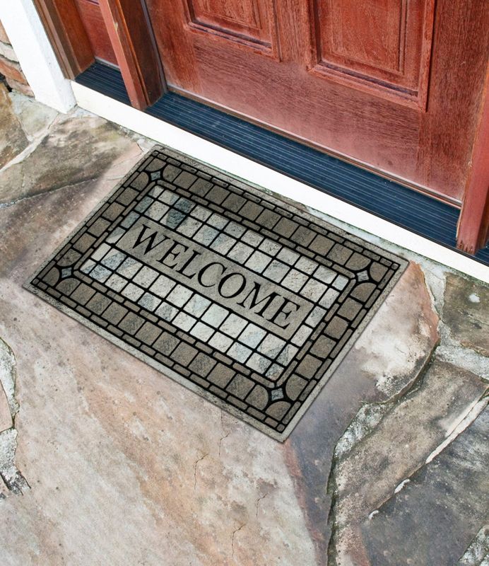 Коврик напольный 45*75см. НСМ-09 11929 флок. М.