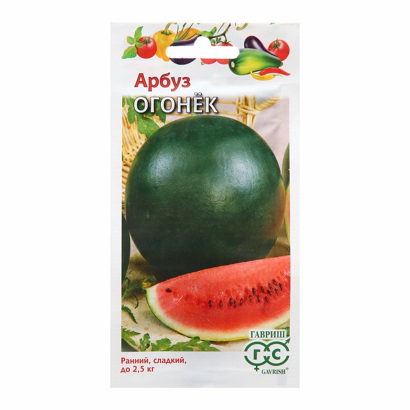 Арбуз ОГОНЕК  1,0г. (Гавриш)
