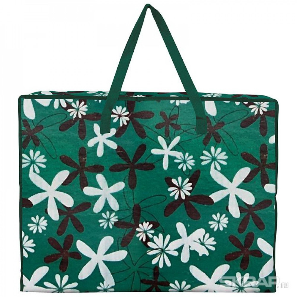 Сумка хозяйственная 008583 (40*45*18см) на молнии с рис. Скр.