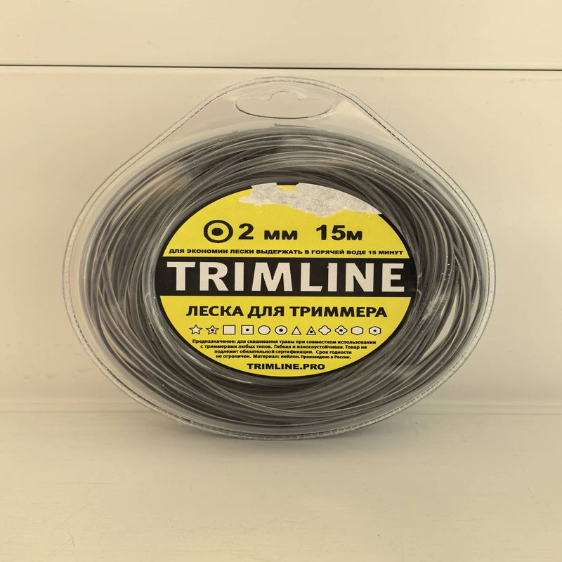 Леска Круглая d2,0мм. 15м. Duoline с сердечником блистер ТЛ