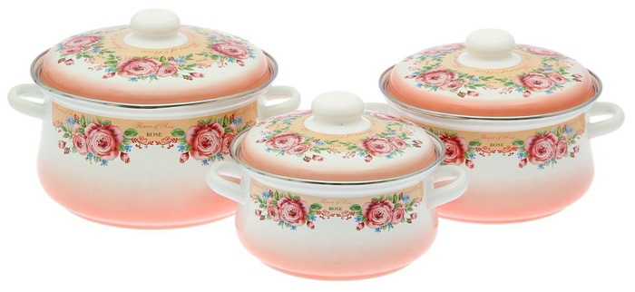 Набор "Цветущая роза" 7-322/6 (3к:2/3/4л,) Маг