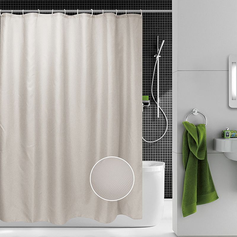 Занавес д/ван.комн. 180*200см. 7129 Жаккард звезды айвори М.