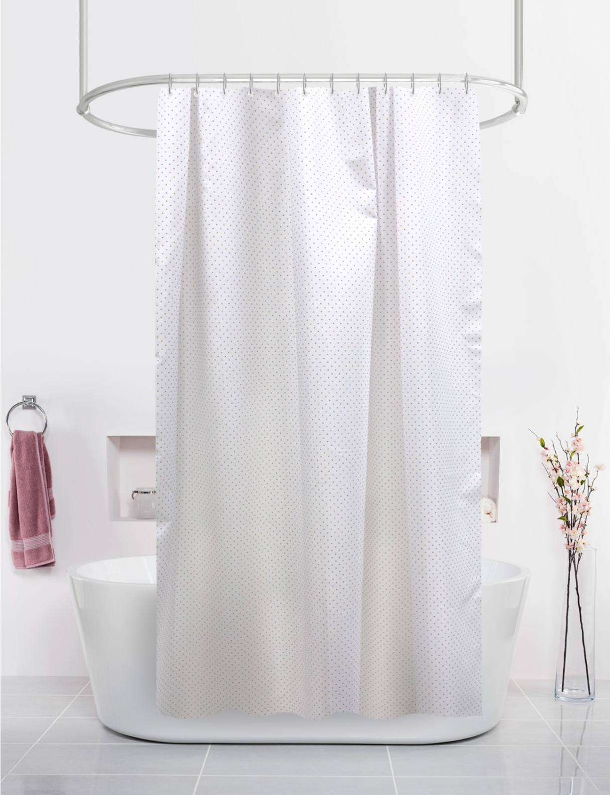 Занавес д/ван.комн. 180*200см. 13814 Золотые стразы ВТ-829986 М.