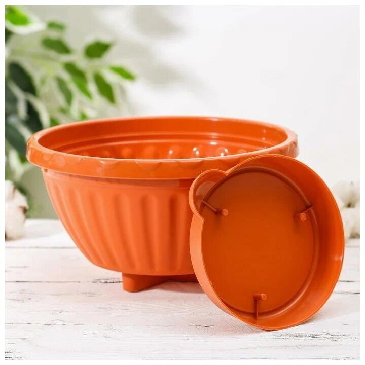 Поддон к горшку "Мирабель" 1,5л. М5922/5928 (корич.)