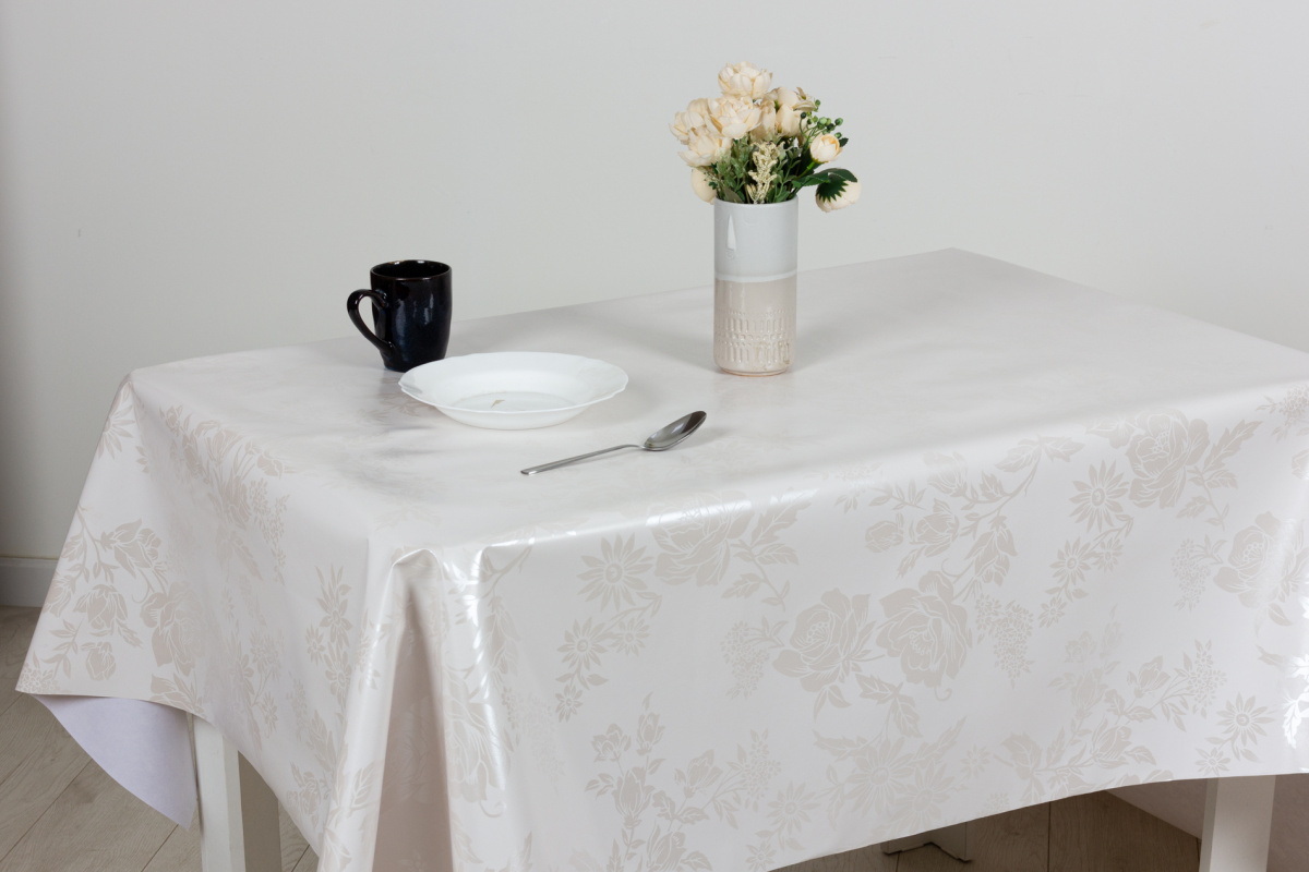 Клеенка MIRROR М82018А Белая жемчужина (1,4*20м.)14494