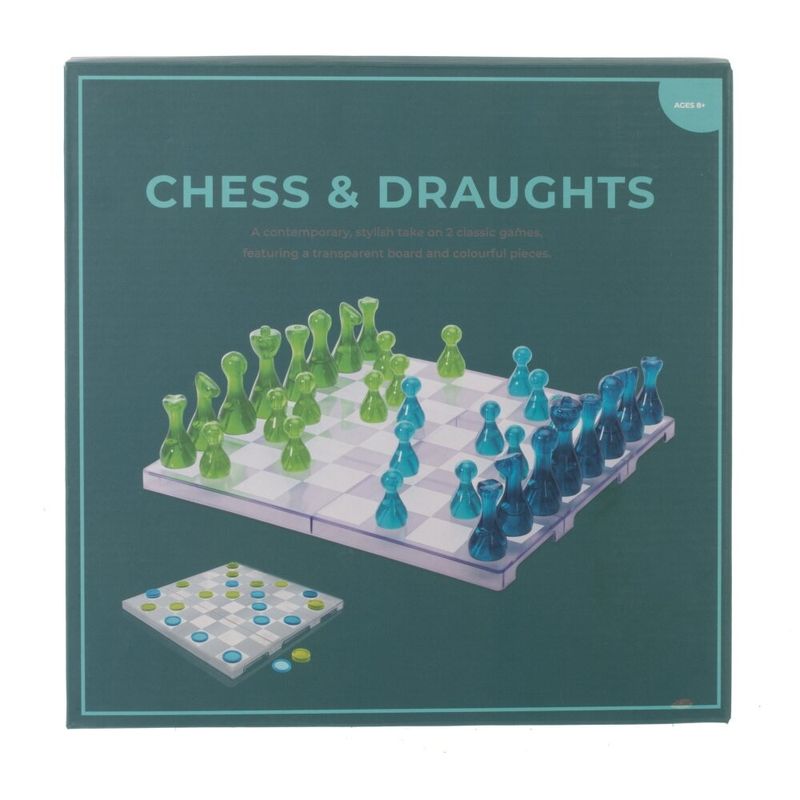 Набор игр 817710 2в1 (шашки, шахматы) 26*26*5см Р.