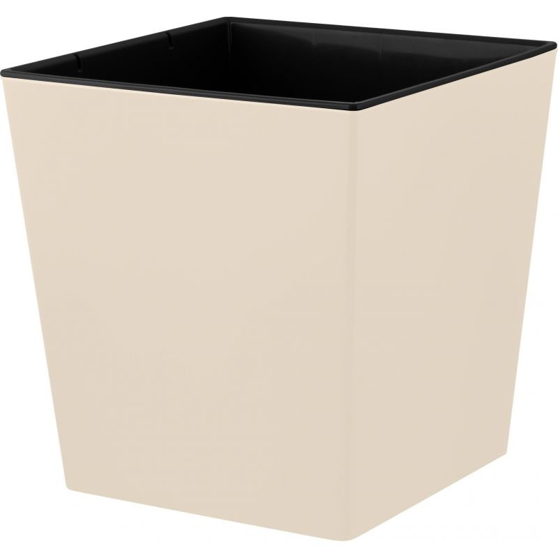 Горшок д/цв. "InGreen London CUBE" 22,0л. 301*301мм ПЦ7802КМ (колифорнийский миндаль) с дренажной вс