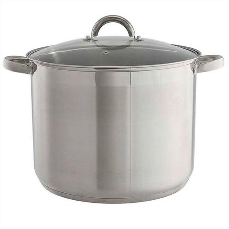 Кастрюля Webber BE-365/2 17,0л. стекл.крышк.