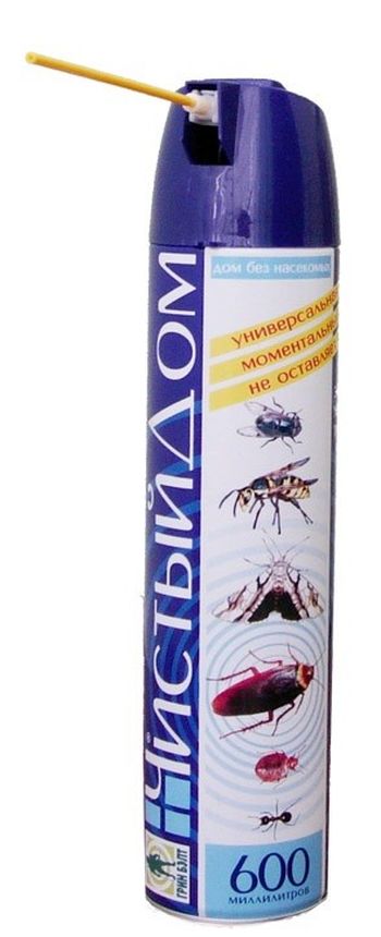 Аэрозоль Ч.ДОМ универс. 600мл. 02-852 б/з двойное распыление  (ТЭ)