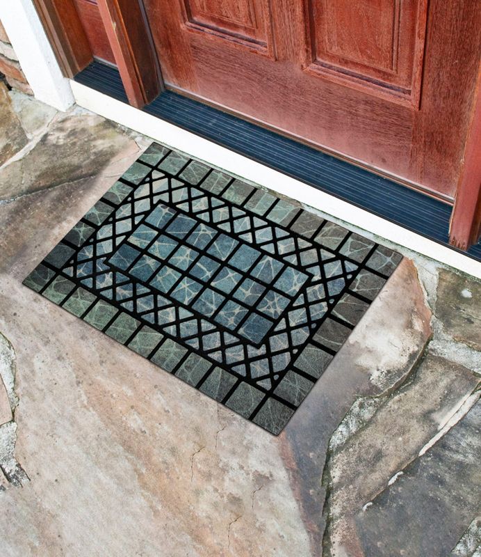 Коврик напольный 45*75см. Тауэр 6609-02 11392 флок. М.