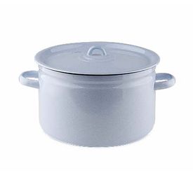 Кастрюля эмал.  7л. 1620 б\д Л.