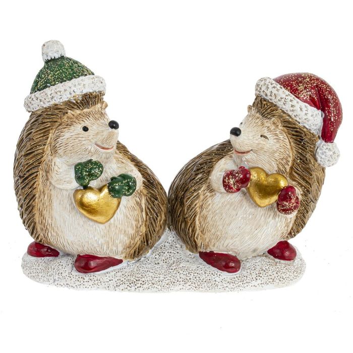 Фигурка "Ёжики" 791649 (12,5*5*9см)