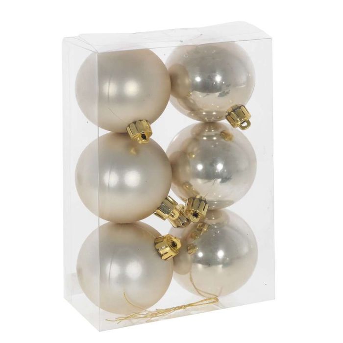 Шары (набор 6шт.) d6см. 753628 (золото) Р