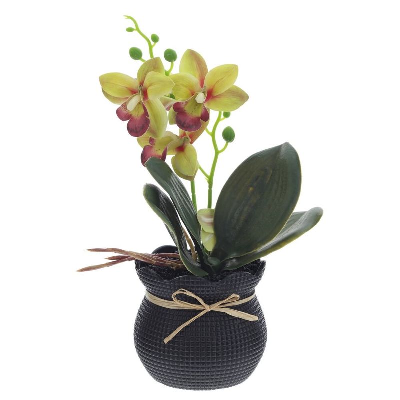 Цветок искусственный 816503 "Орхидея" в горшке h=26см Р