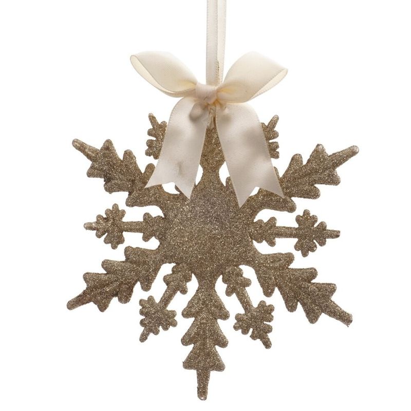 Подвесн.украш. "Снежинка" 808067 (13*0,1*15см.) Р