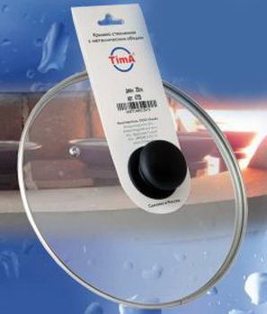 Крышка стекл. d300мм. 4730 (с метал.ободком) низк. (Т)