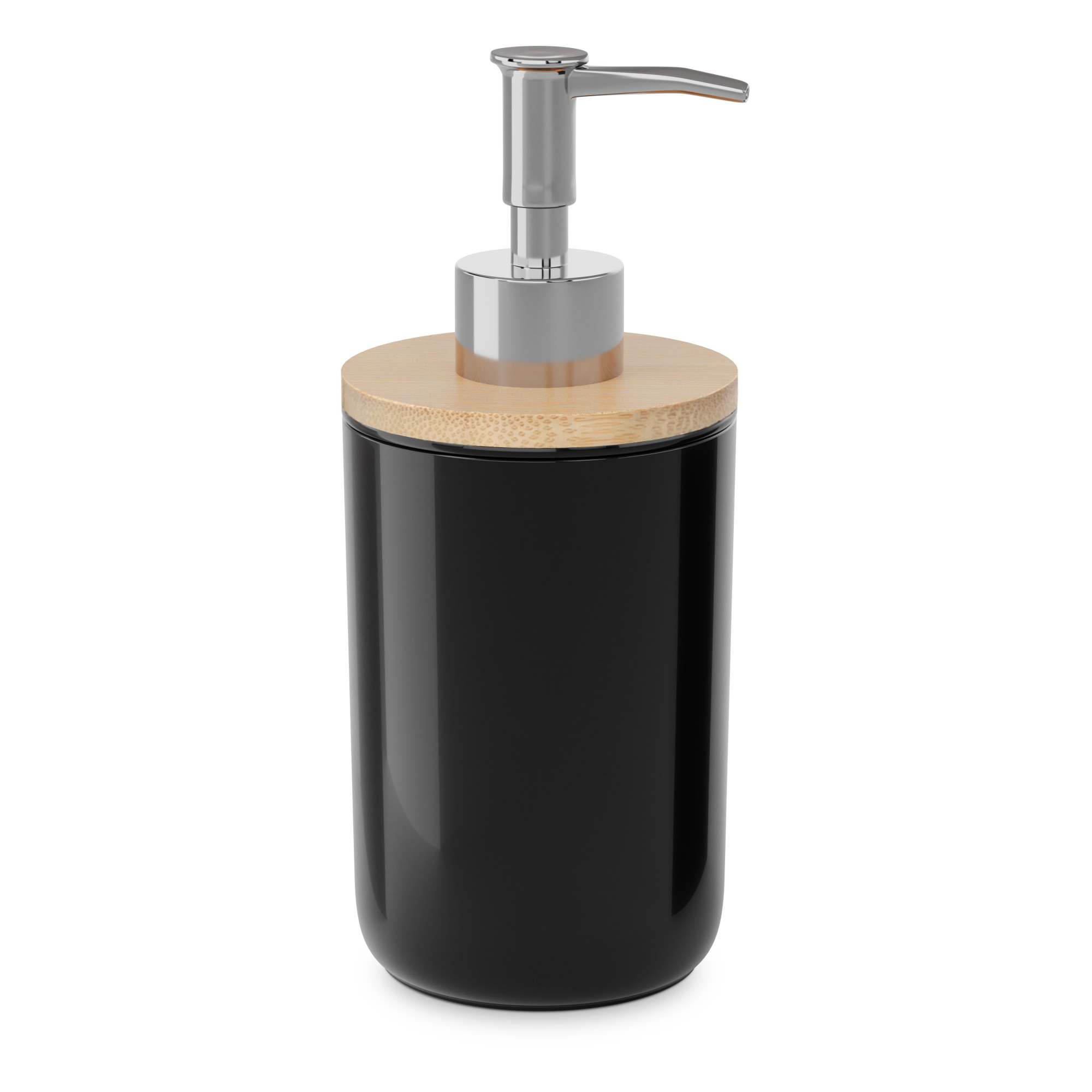 Дозатор д/жидкого мыла БАМБУК М9029 (черный)