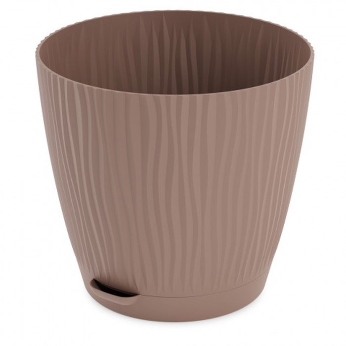Горшок д/цв. "Флис"  1,2л. (с прикорневым поливом) М8438 (какао)