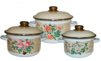 Набор №02 "Мэри" 6КВ021М (3к.: 2/3/4л.) белоснежн. Чер