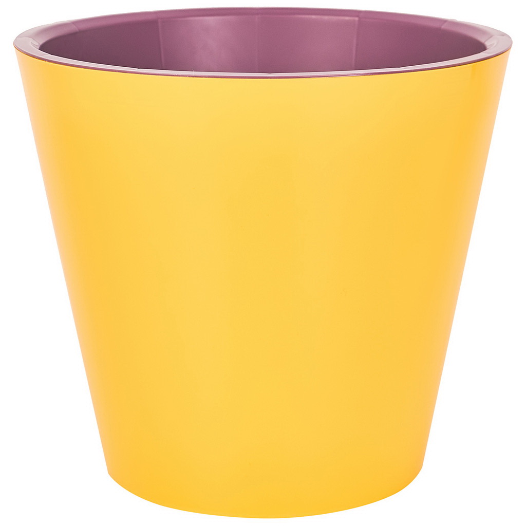 Горшок д/цв. "London" 3,3л. d190мм ПЦ6251СГ (спелая груша) с кашпо