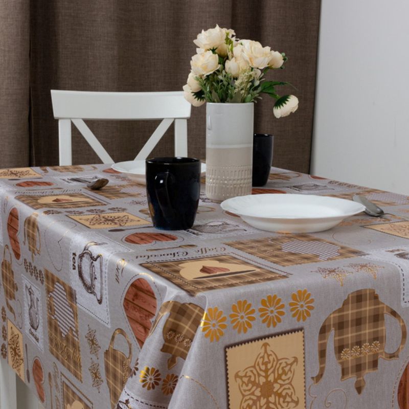 Клеенка FLORA 12862 Кофе и чай (1,4*20м.)ТРW-1236X1-S