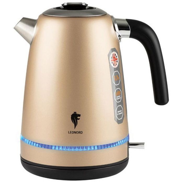 Чайник эл. LEONORD LE-1503 2,2кВт. 1,7л. нерж. диск 104861 Скр.