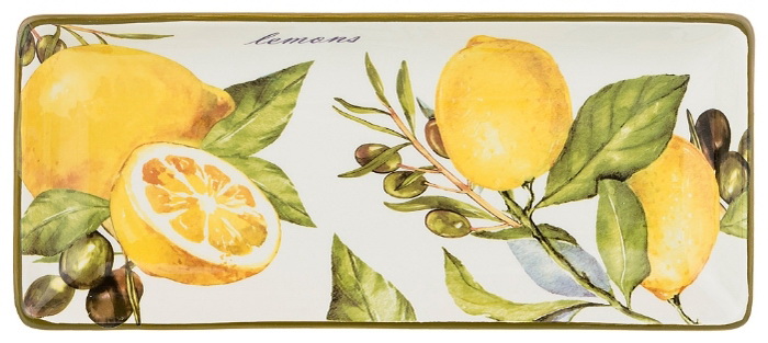Блюдо 358-1539 "Лемон три" (28*12см) ВД