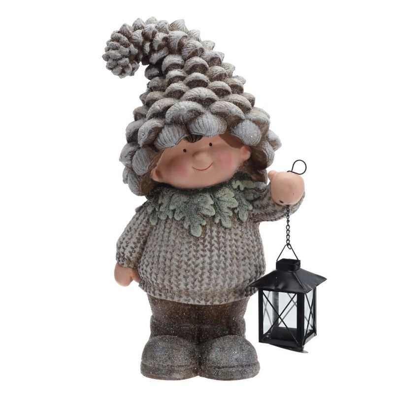 Фигурка "Мальчик" 822536 с подсвечником (24*14*41см) Р