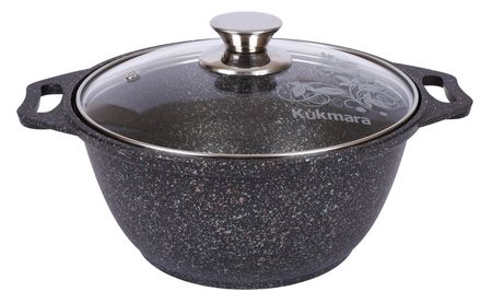 Кастрюля Кукмор  4л. "Granit ultra" кго42а (original. а/пр. ст/крышка)