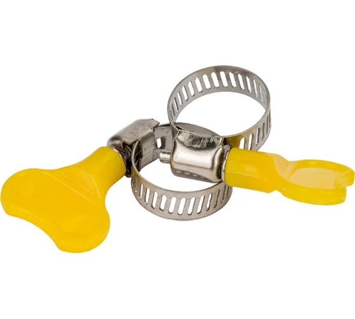 Хомут-бабочка 101192 (2шт) 12-20мм. нерж. Скр.