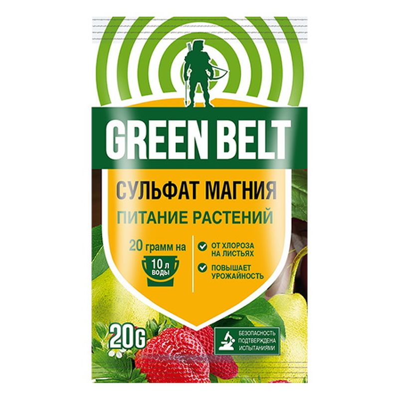 Сульфат магния, 20гр. 04-428 (д/цветочн, овощн. плодовых и ягодн. культур) GB (ТЭ)