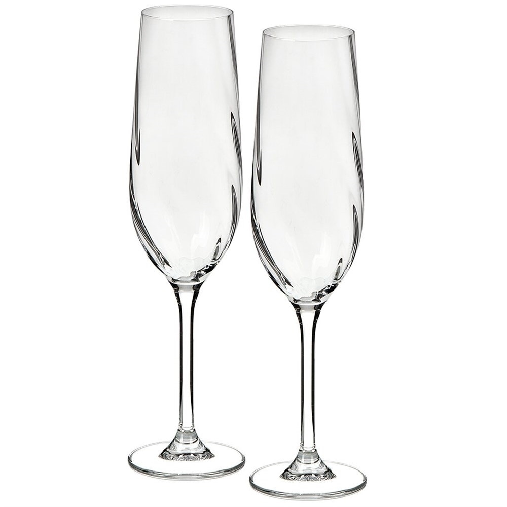 Набор фужеров CREX 0620 270мл. (2шт.) д/шампанского Crystalite Bohemia