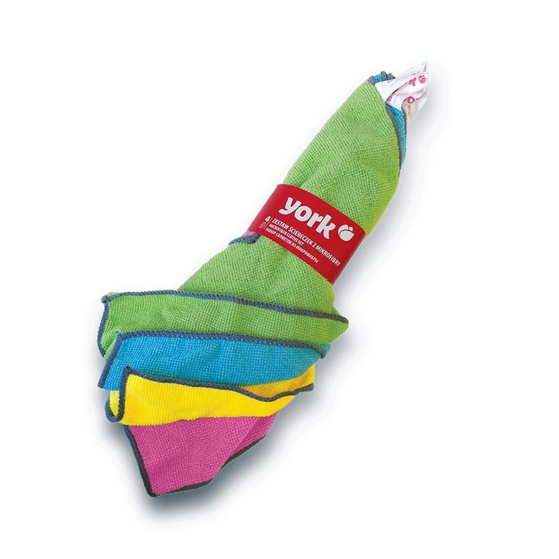 Салфетка из микрофибры YORK 2618 (4шт. 30*30см.)