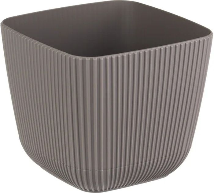 Кашпо ПИКАНТО  1,8л. 15*15см. КН3209ФС (французский серый)