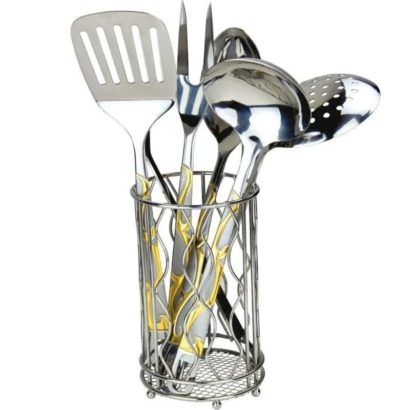 Набор кухонных принадлежностей RS\KT 8147-07 (7пр.) на подставке