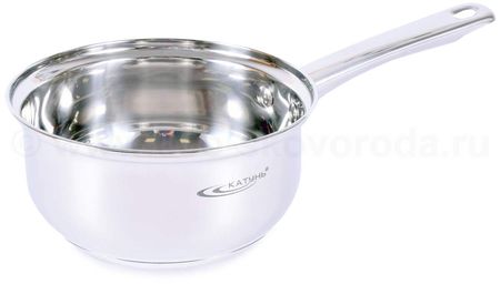 Ковш нерж. 1,6л. без крышк. ГРЕТТА d16см. КТ04-Б .